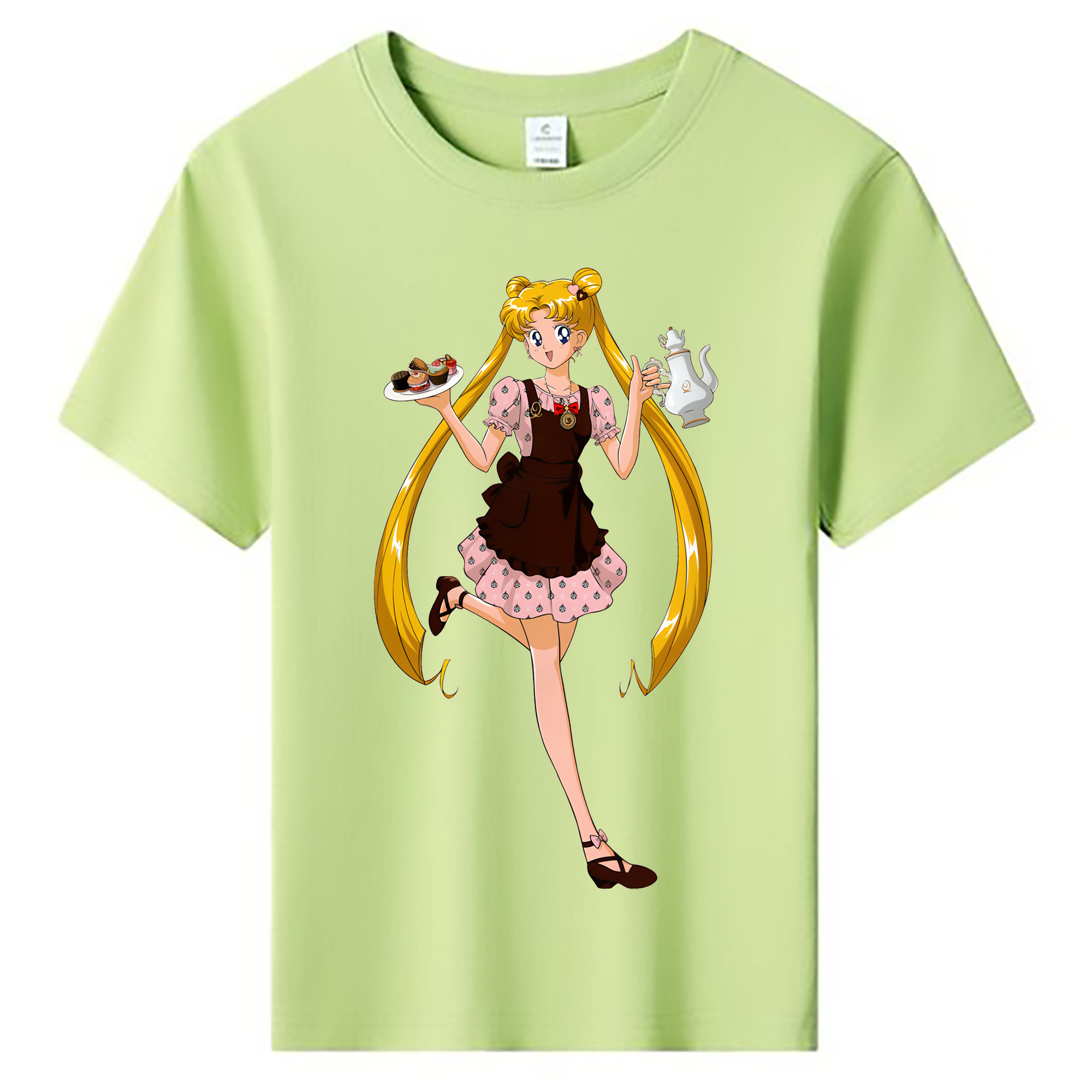 （画像用） 美少女戦士セーラームーン 愛野 美奈子 あいの みなこ Sailor Moon Aino Minako 綿100％キッズTシャツ（フロントプリント）